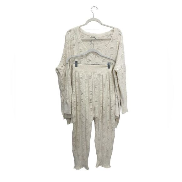 RARE! Free People Intimately knit lounge pant set - Picture 2 of 8